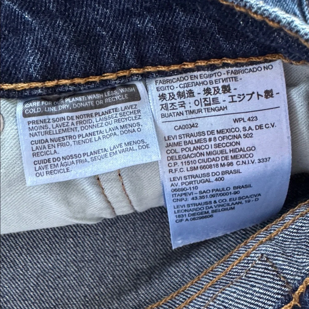 Levi's 511 Dark Blue Jean Shorts 34